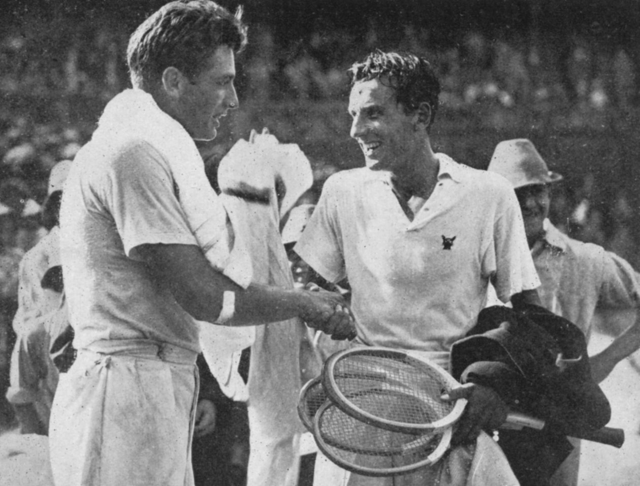 Fred Perry og FX Shields, 1934 af Sport and General