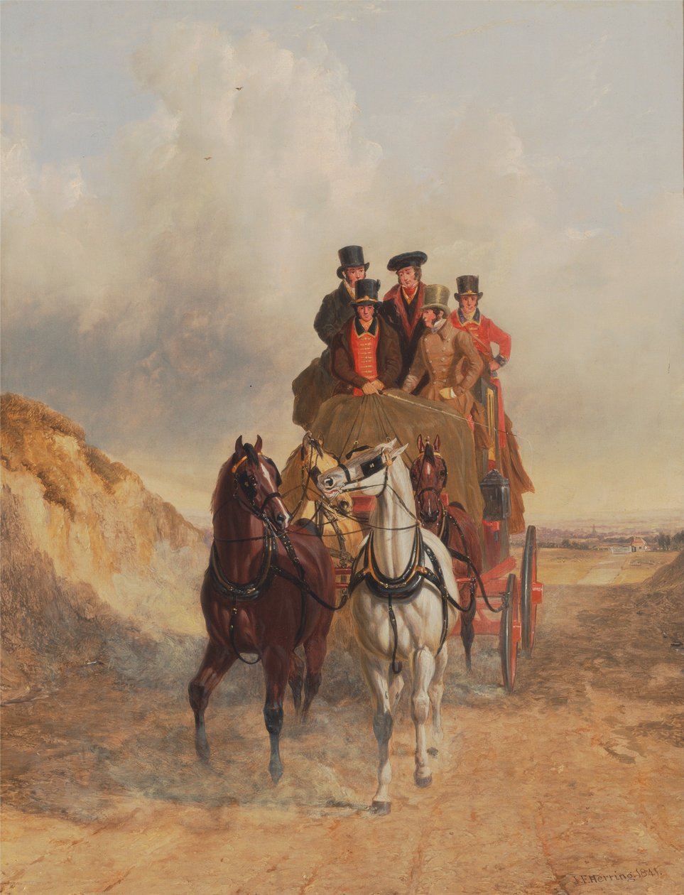 Royal Mail Coach på vejen af John Frederick Herring Senior