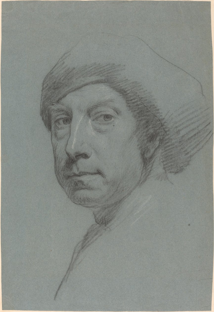 Selvportræt iført turban af Sr. Jonathan Richardson