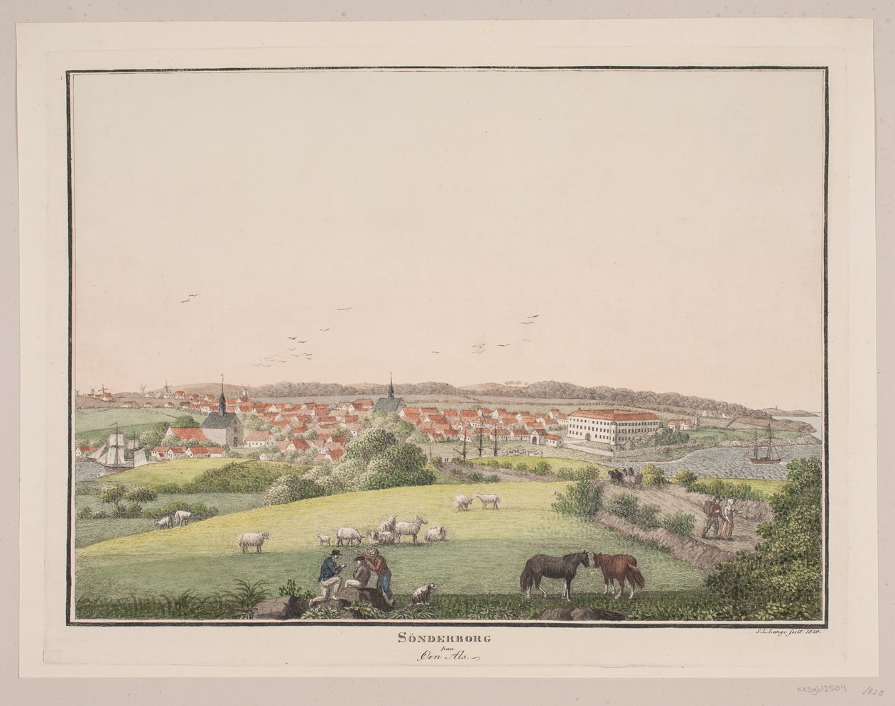 Sønderborg på øen Als af Søren L. Lange