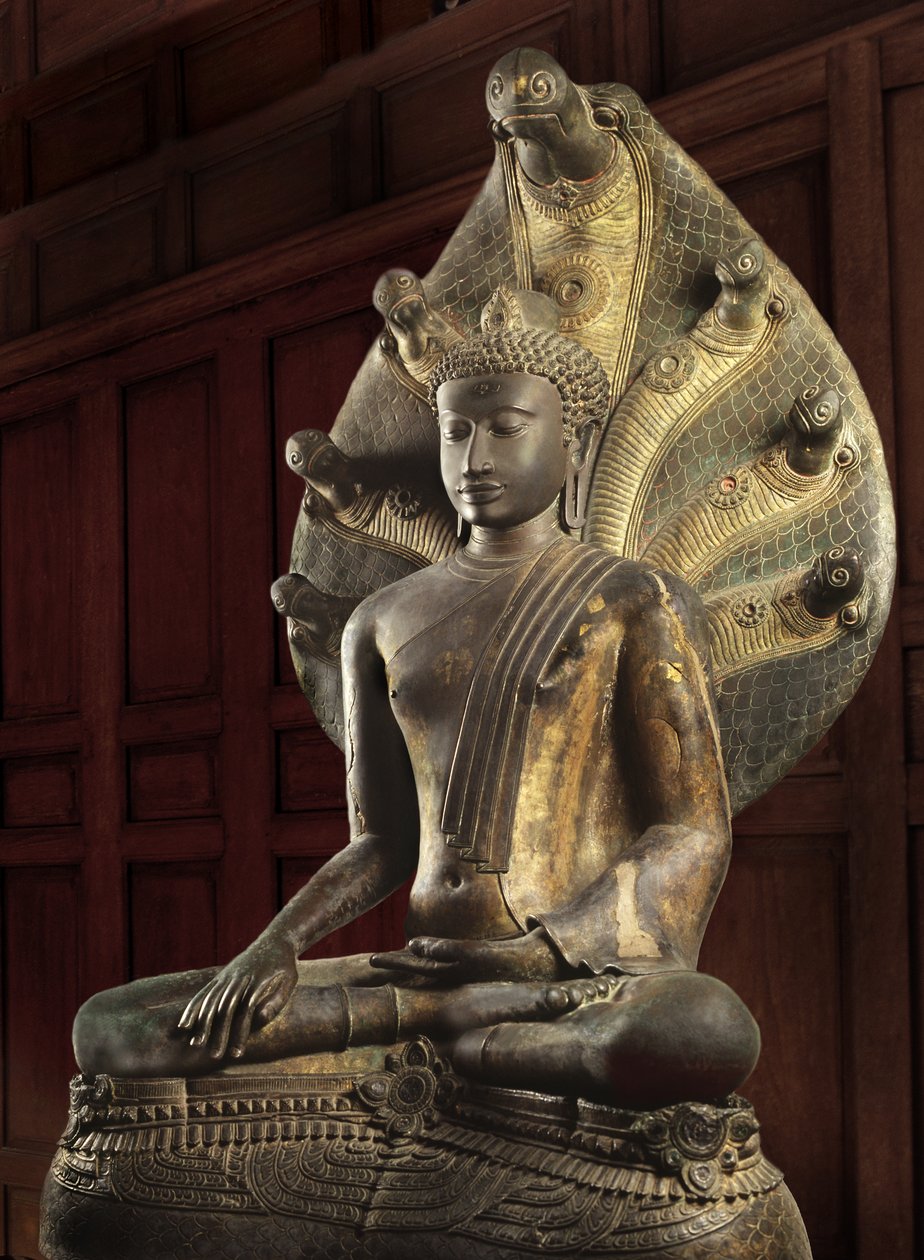 Buddha af Grahi, det mest bemærkelsesværdige billede af Srivijaya-perioden (bronze) af Srivijaya