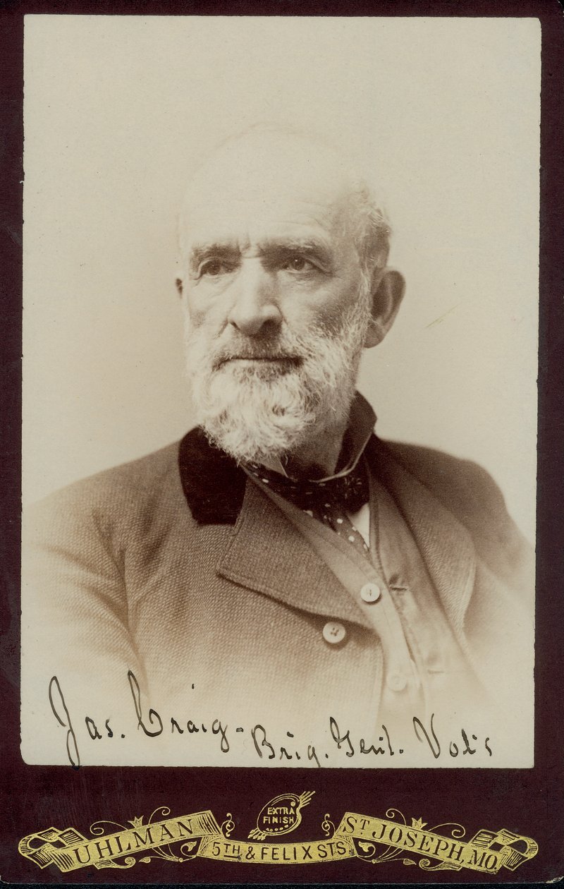 Busteportræt af James Craig Brigadier af St. Joseph Uhlman