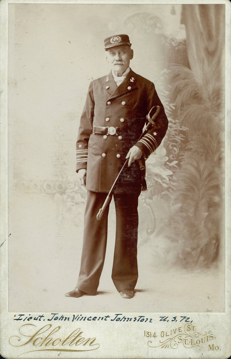 John Vincent Johnston, frivillig løjtnant i flåden, kaptajn i den amerikanske flåde. af St. Louis Scholten
