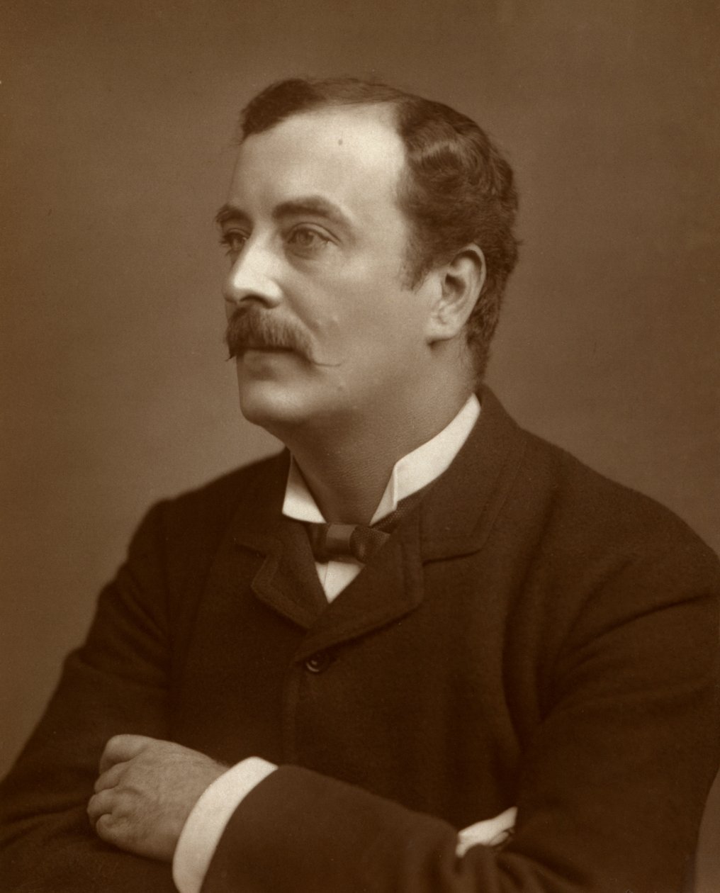 JH Barnes, britisk skuespiller, 1883 af St James