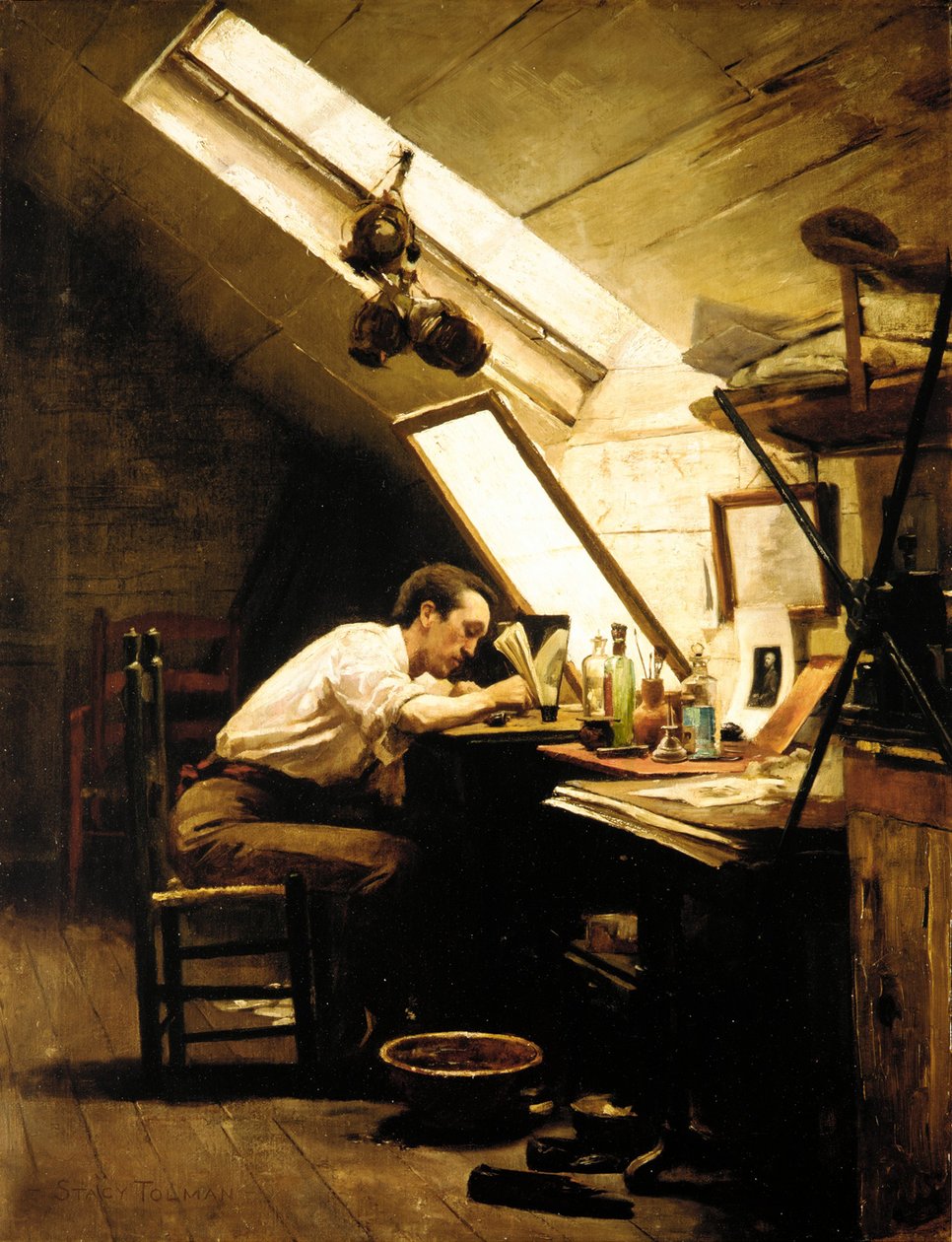 Ætseren, ca. 1887-89 af Stacy Tolman