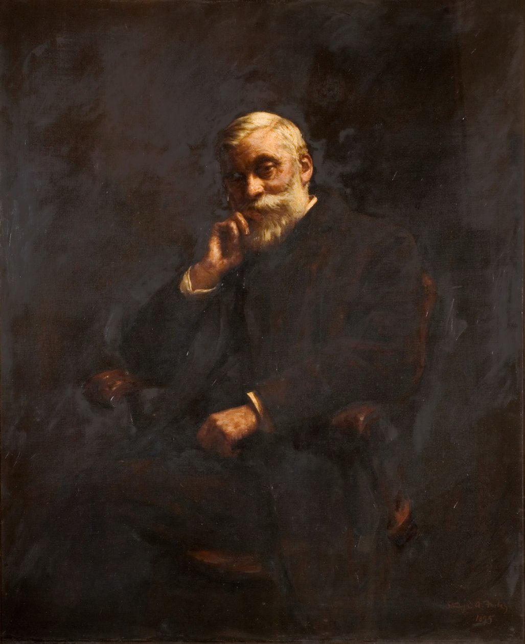 Portræt af Alderman G J Johnson 1826-1912, 1895. af Stanhope A Forbes
