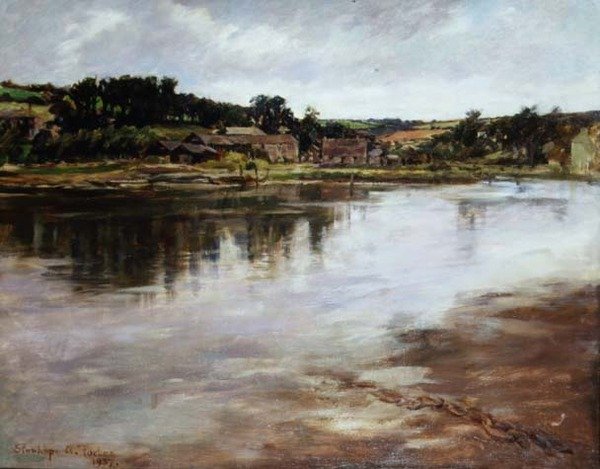 En Cornish Estuary af Stanhope Alexander Forbes