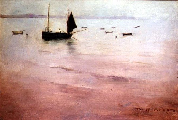 Becalmed af Stanhope Alexander Forbes