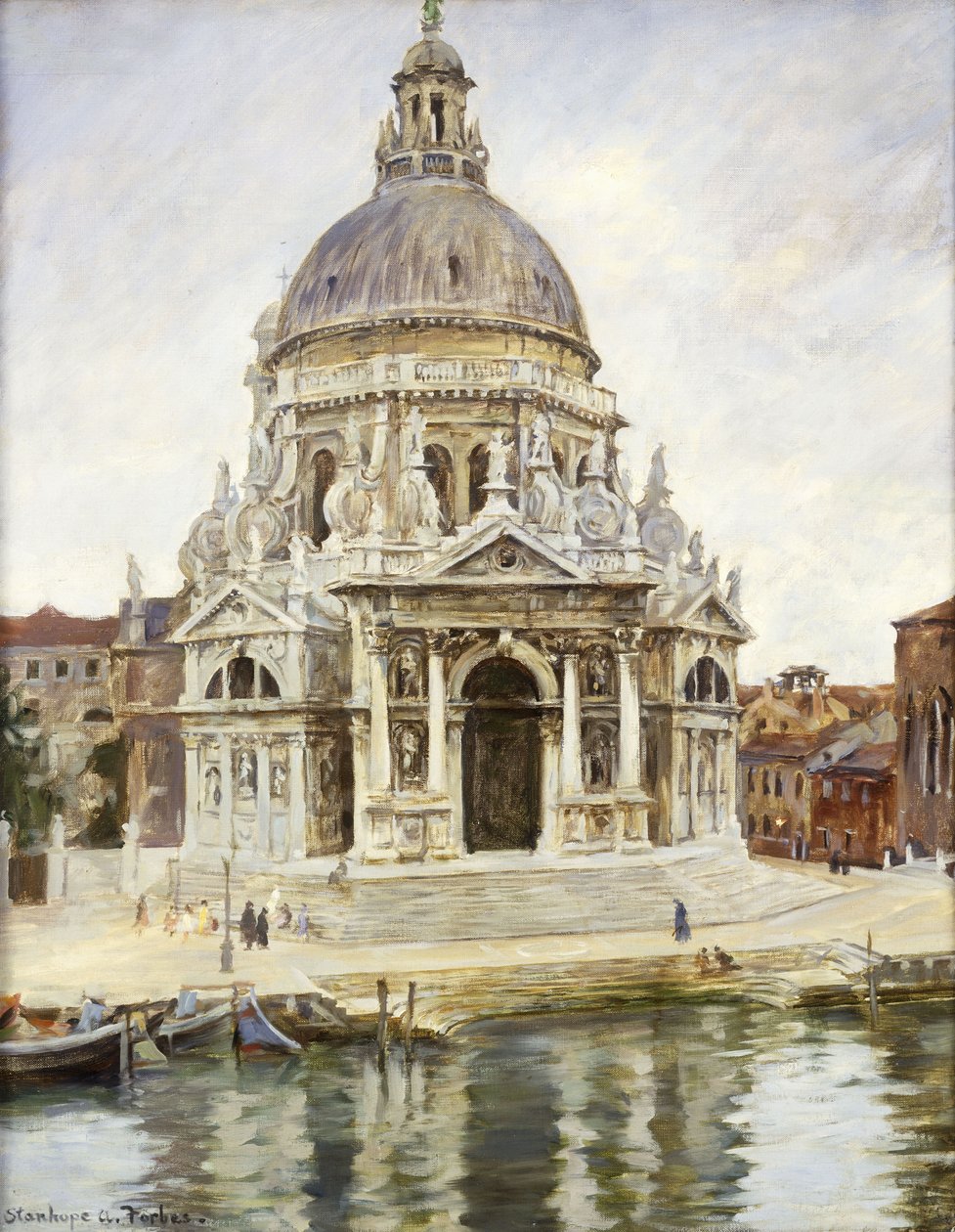 Santa Maria della Salute (olie på lærred) af Stanhope Alexander Forbes