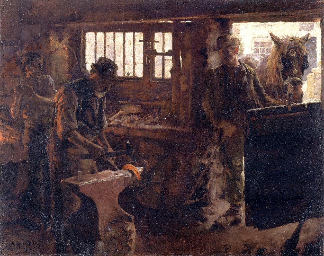 Den lille smedje af Stanhope Alexander Forbes