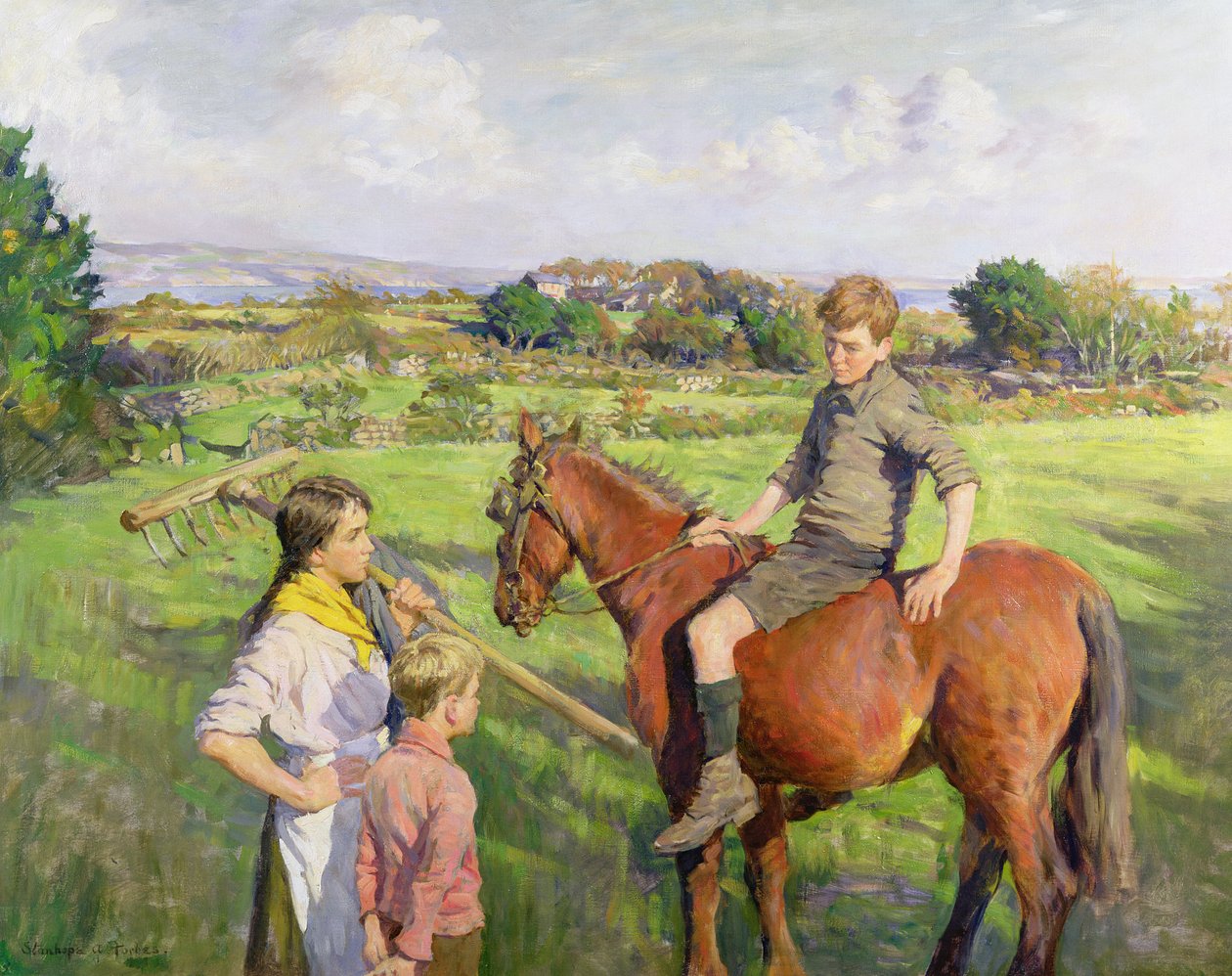 The New Mount (olie på lærred) af Stanhope Alexander Forbes