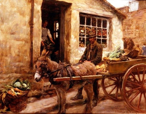 Grøntsagsvognen af Stanhope Alexander Forbes