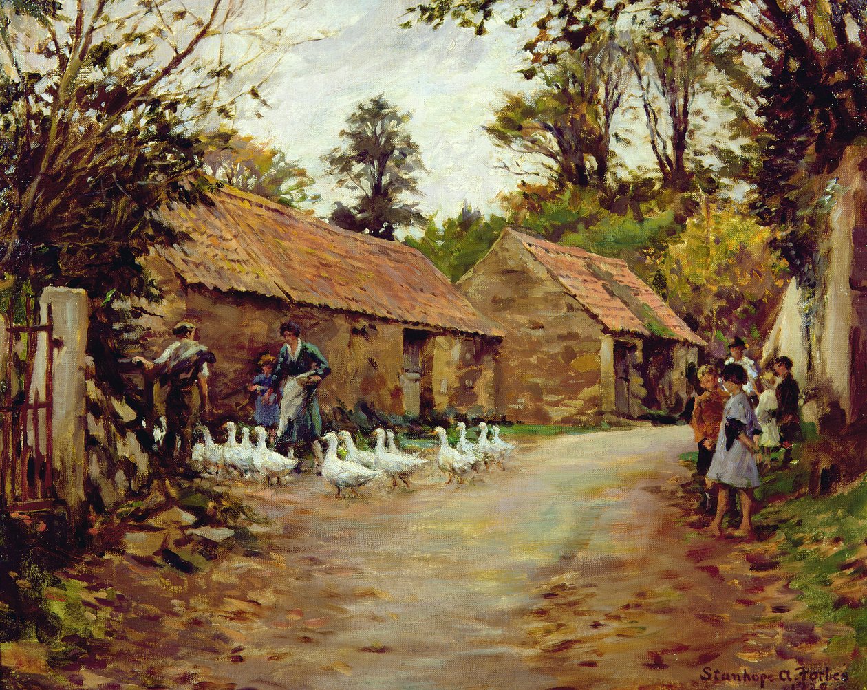 Vandrerens tilbagevenden af Stanhope Alexander Forbes