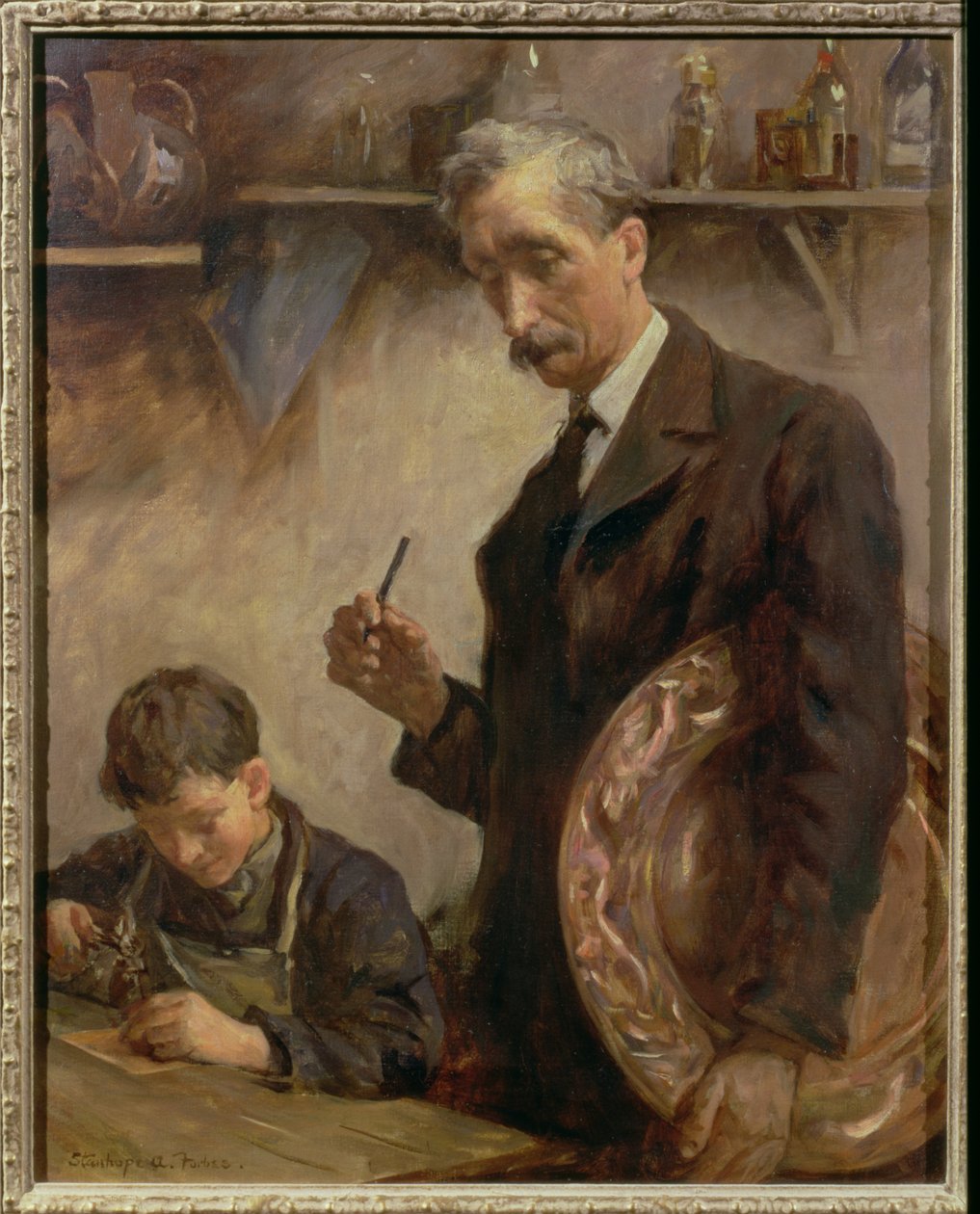 Young Apprentice, Newlyn Copperworks af Stanhope Alexander Forbes