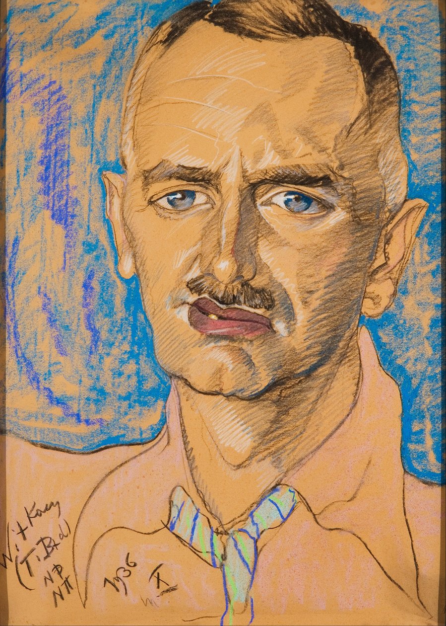 Portræt af Mieczysław Gajewicz af Stanislaw Ignacy Witkiewicz