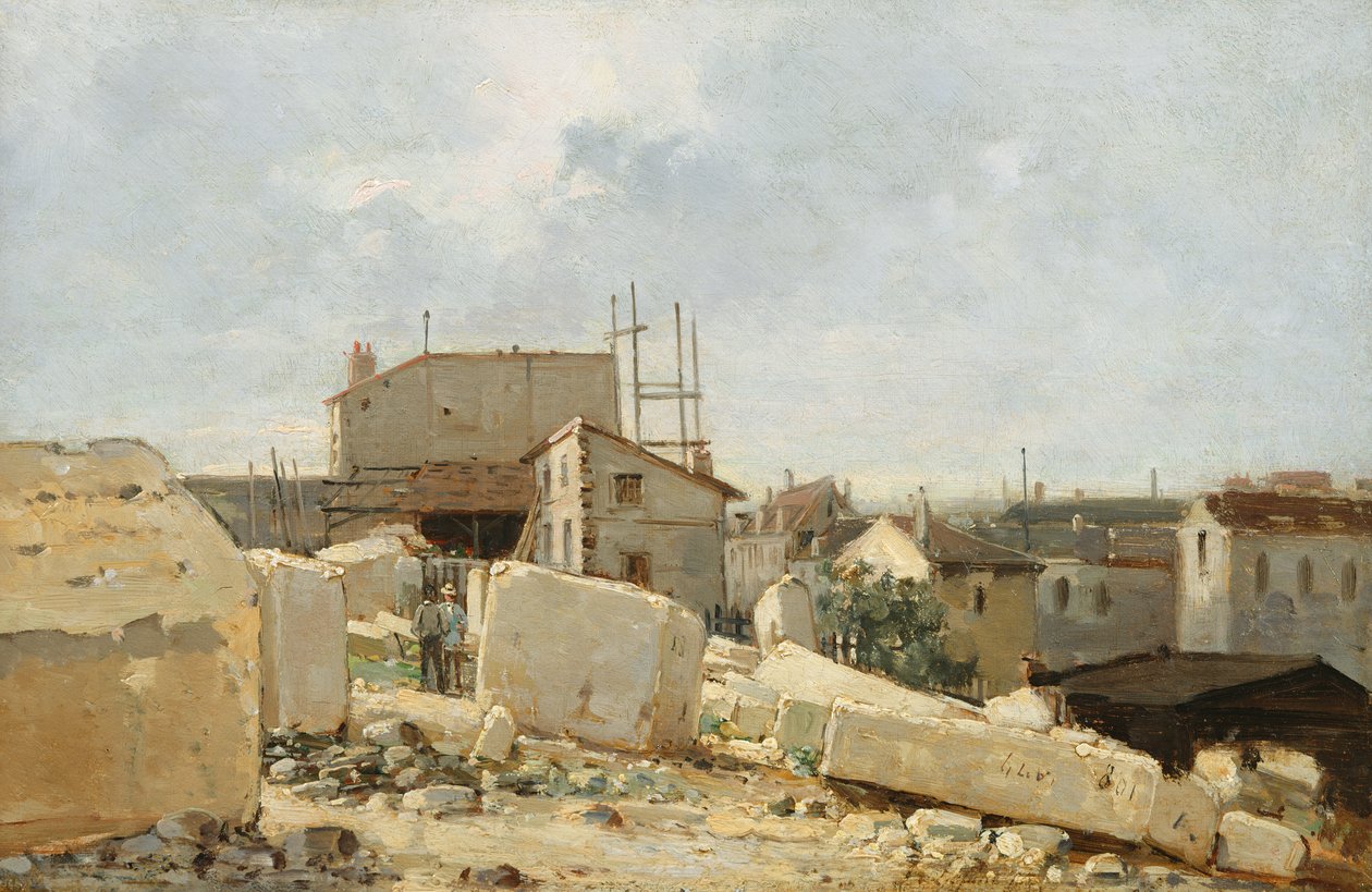 Jordarbejder i Caen af Stanislas Victor Edouard Lepine