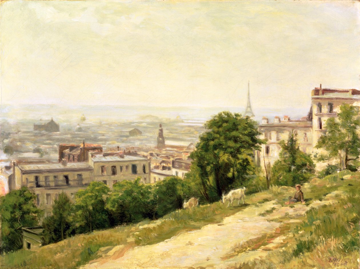 Udsigt over Paris af Stanislas Victor Edouard Lepine