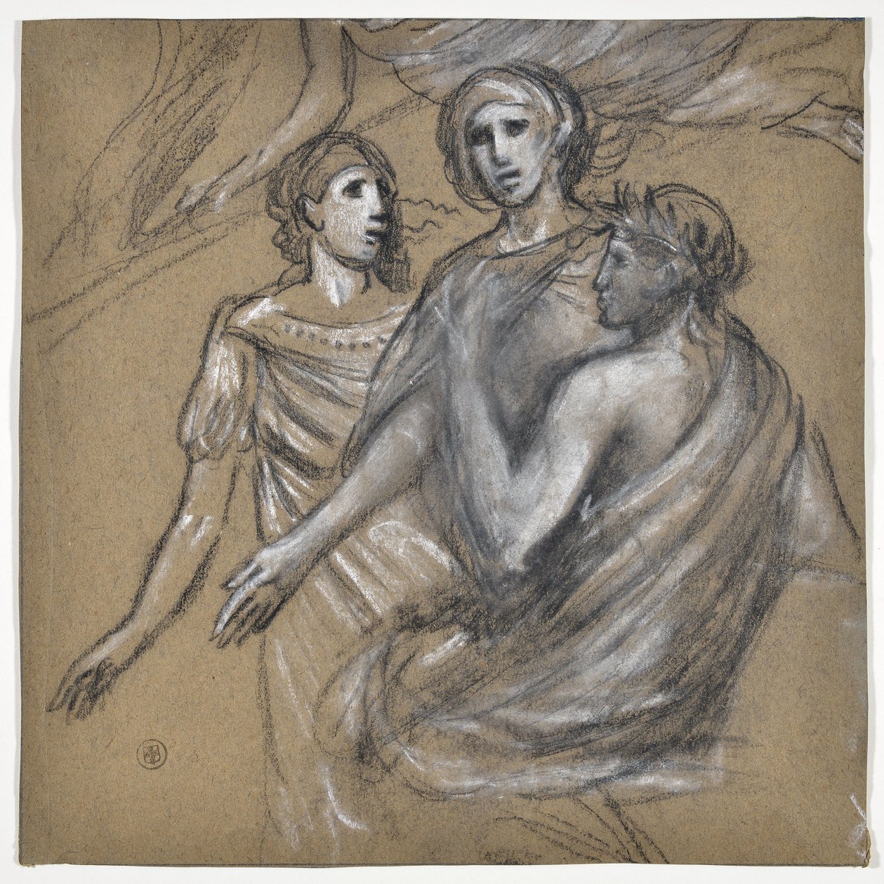 Tre antikke tegn (tegning) af Stanislas Torrents y de Amat