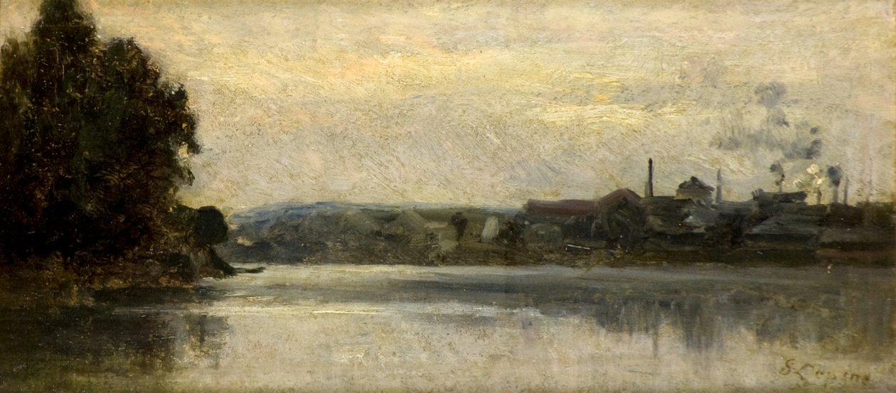 Landskab af Stanislas Victor Edouard Lepine