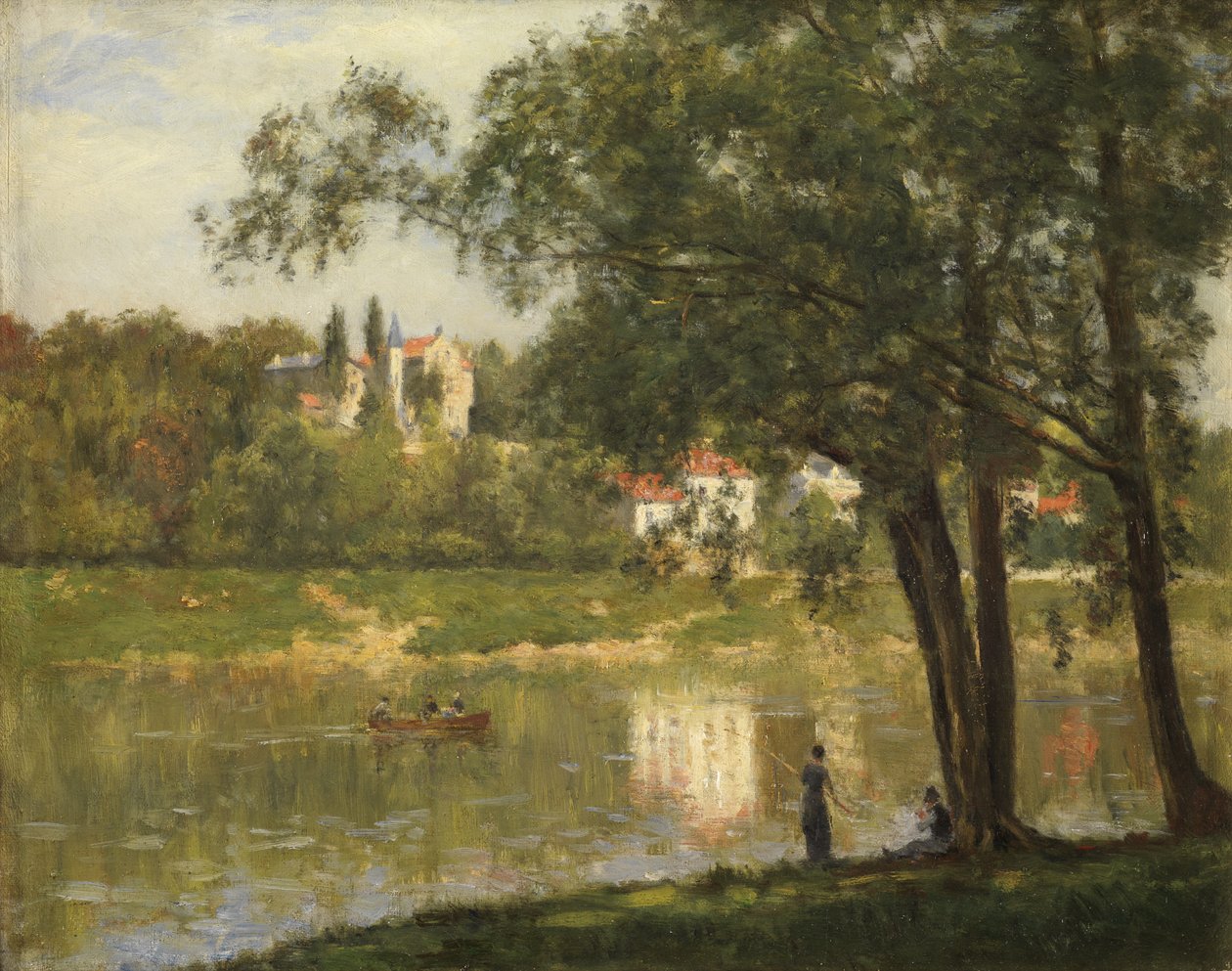 Grande Jatte Island, c.1877-82 af Stanislas Victor Edouard Lepine