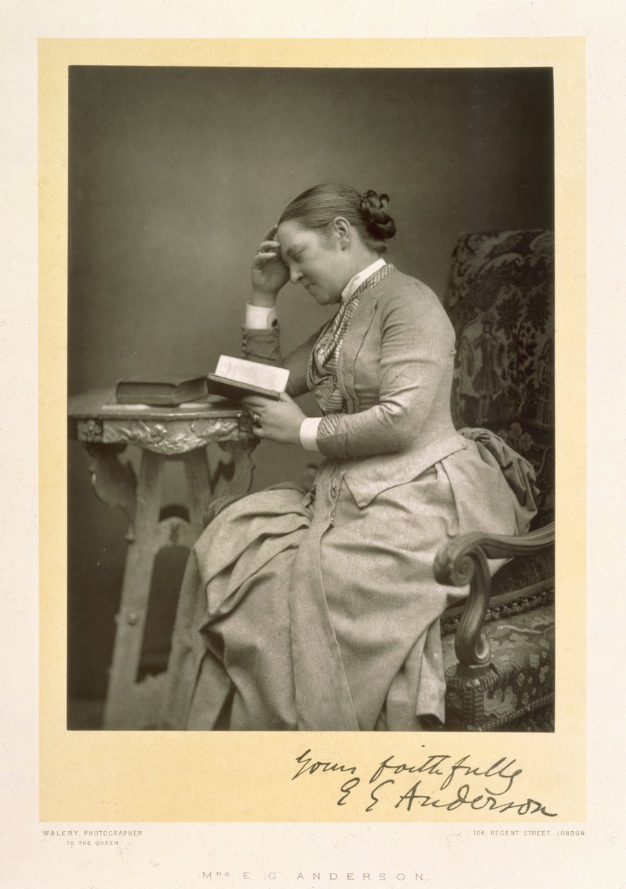 Elizabeth Garrett Anderson (1836-1917), banebrydende læge af Stanislaus Walery