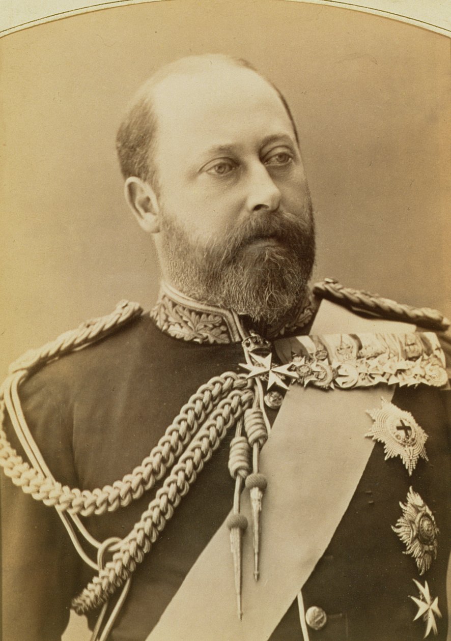 Kong Edward VII som prins af Wales (1841-1910), portrætfoto af Stanislaus Walery