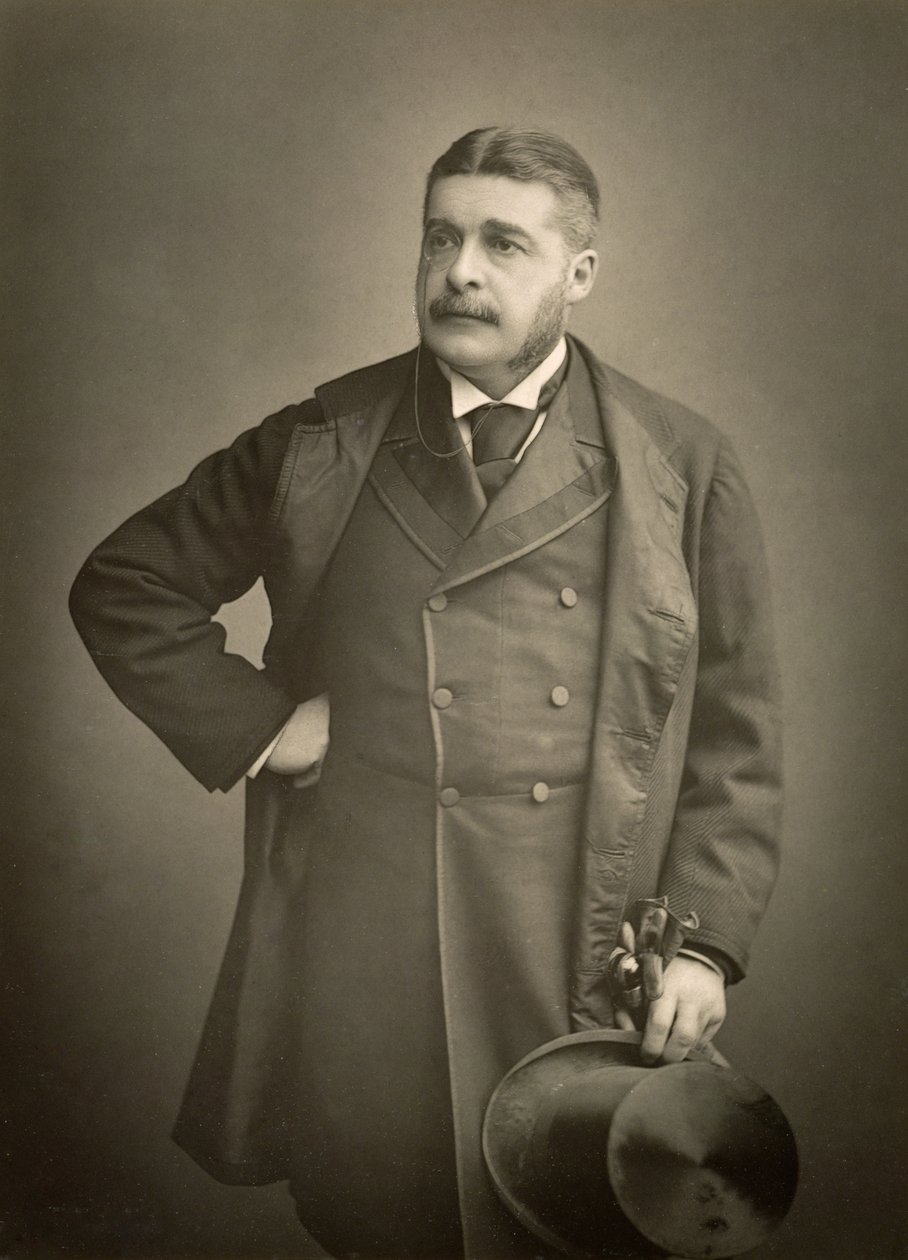 Sir Arthur Sullivan, komponist, portrætfoto af Stanislaus Walery