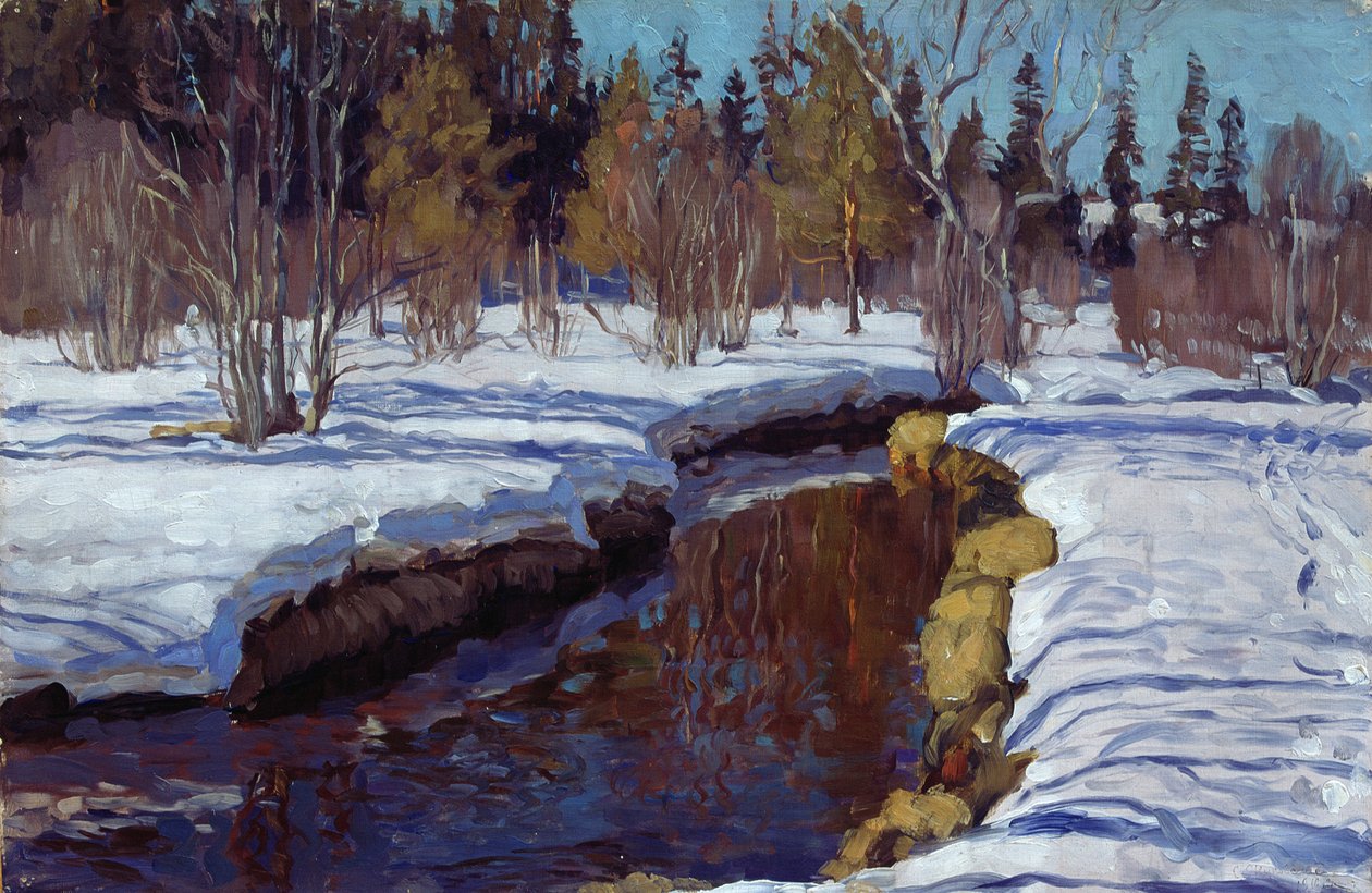 Vinter, 1910 af Stanislav Julianovic Zukovskij