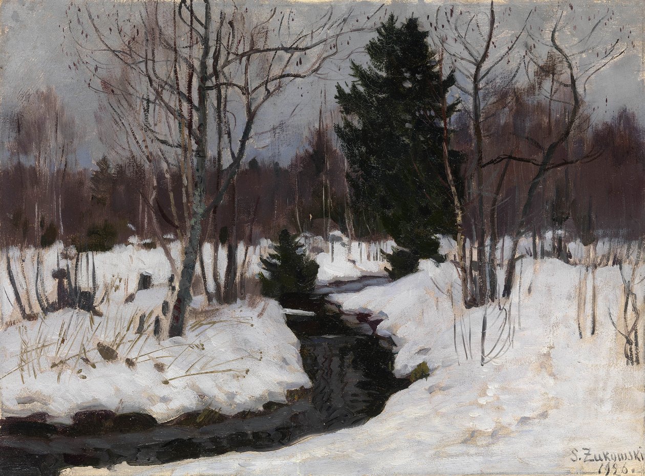 Tidligt forår, 1926 af Stanislav Julianovic Zukovskij