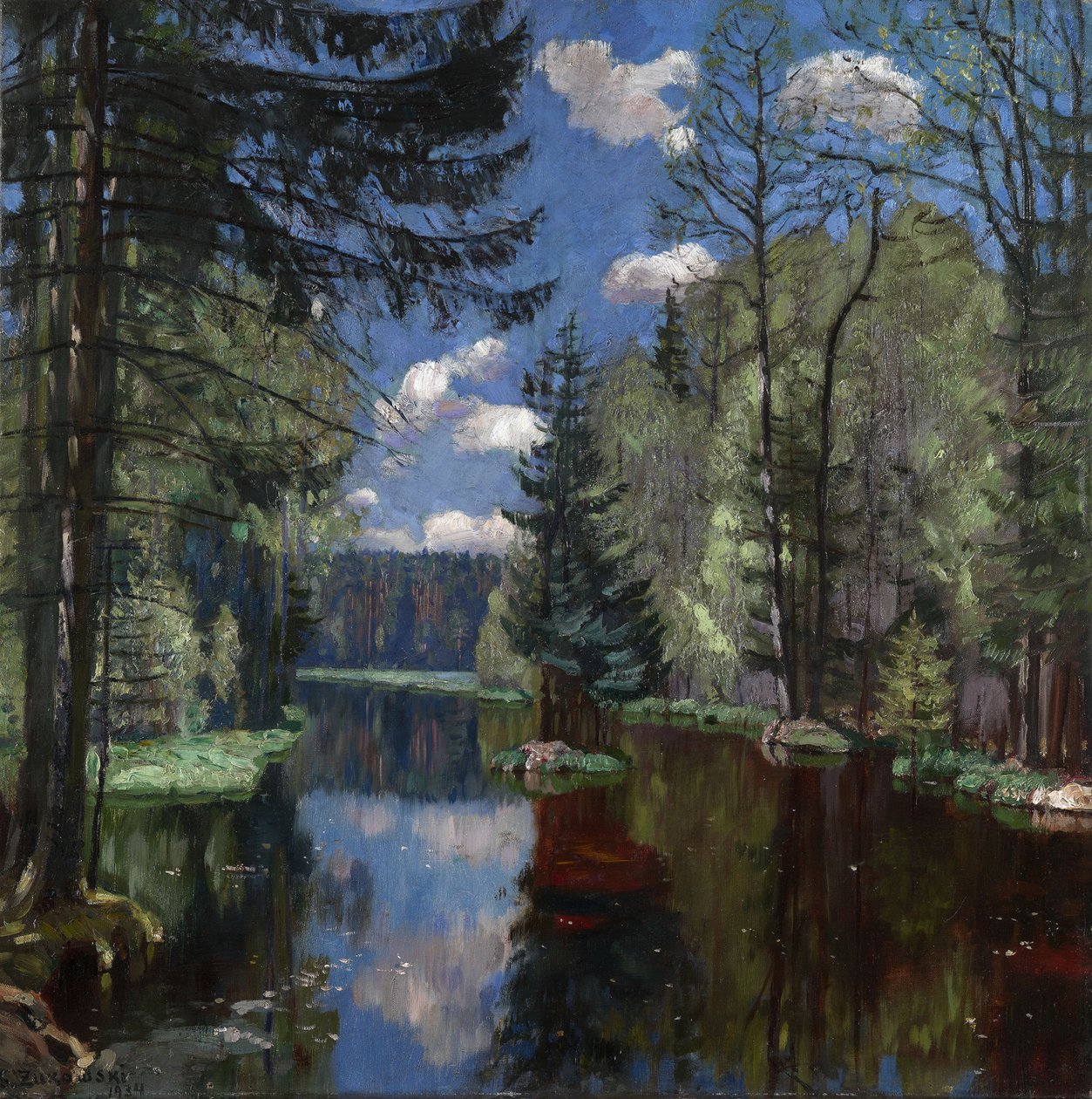 Skovsøen, 1934 af Stanislav Julianovic Zukovskij