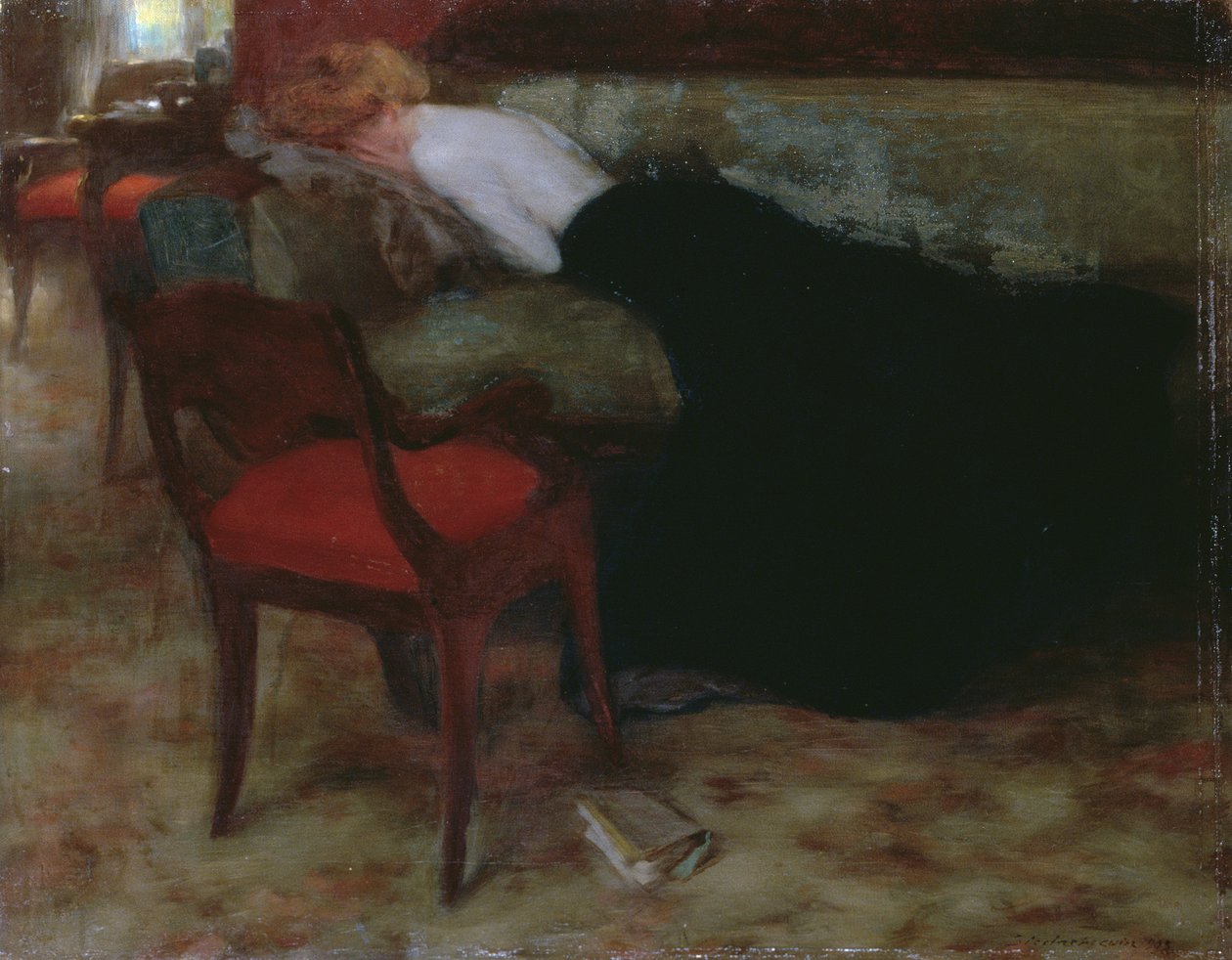 Fortvivlelse, 1903 af Stanislaw Bohusz Siestrzencewicz