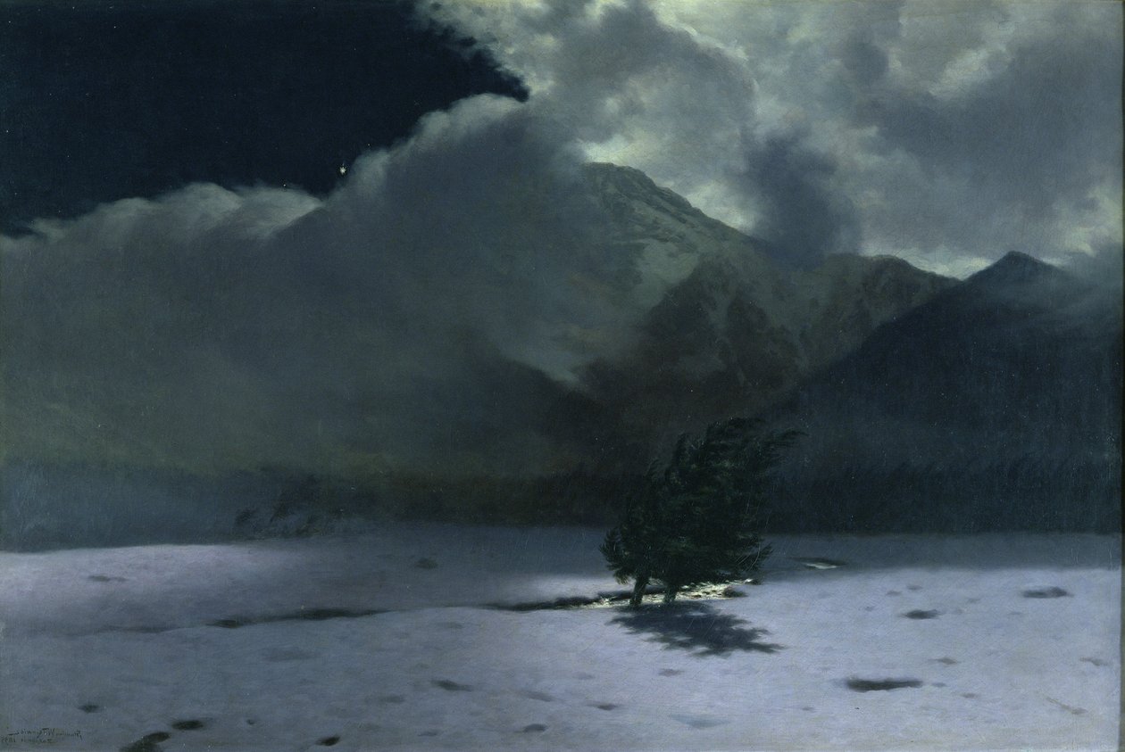 Vind i Tatrabjergene, 1895 af Stanislaw Ignacy Witkiewicz