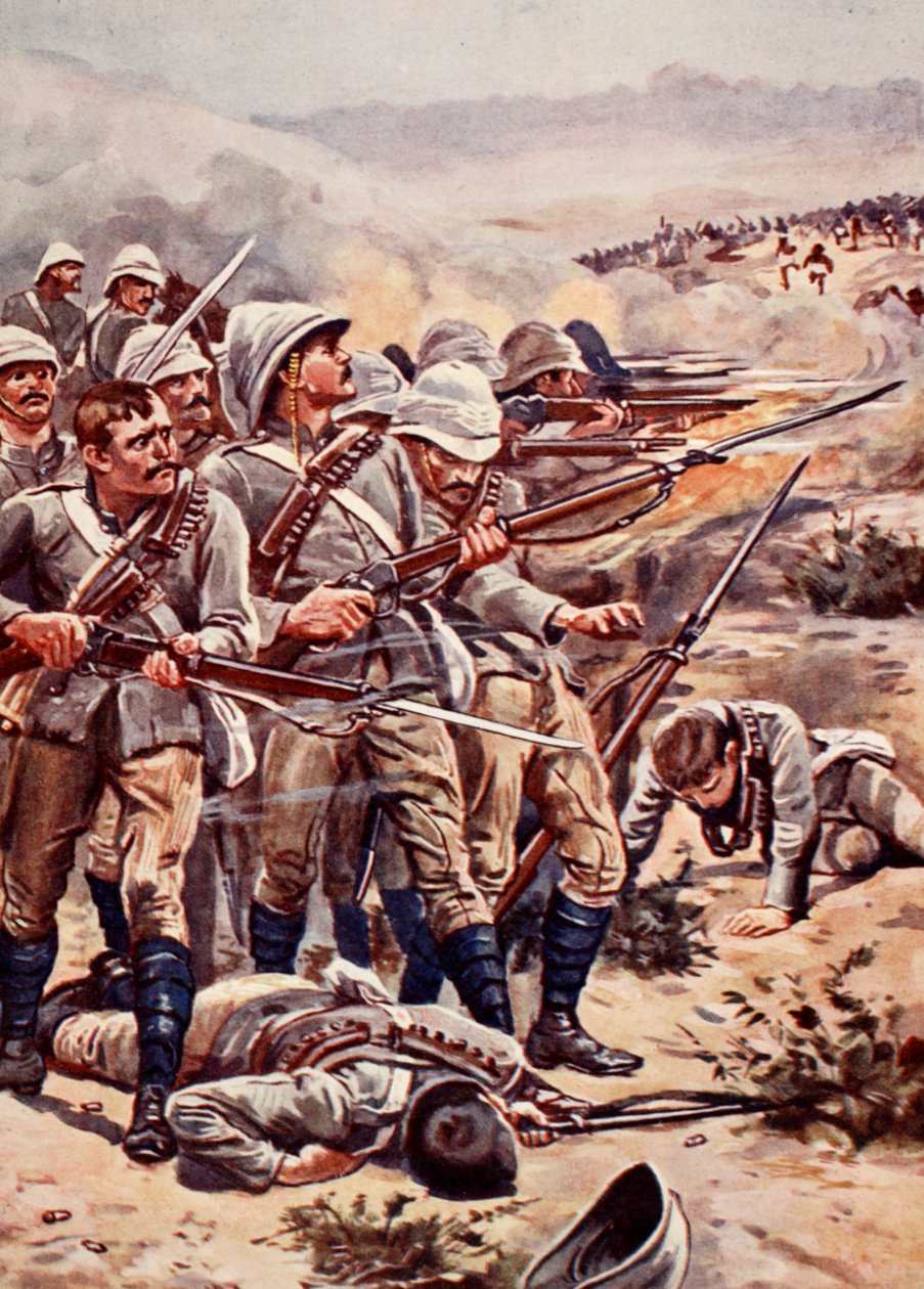 Pladsen ved Abu-Kru, illustration fra 