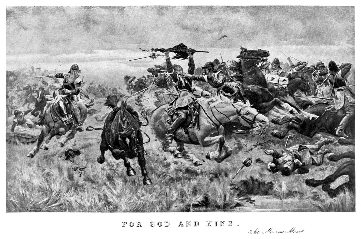 For God and King, på Marston Moor, 1644, 1893. af Stanley Berkeley