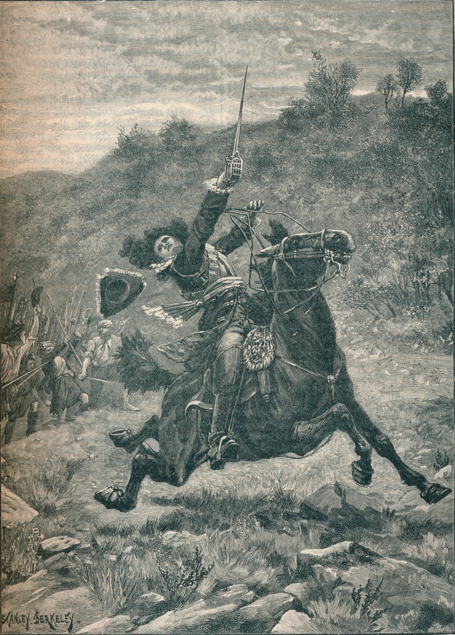 Sidste anklage mod Viscount Dundee i slaget ved Killiecrankie, Skotland, 1689 1905 af Stanley Berkeley