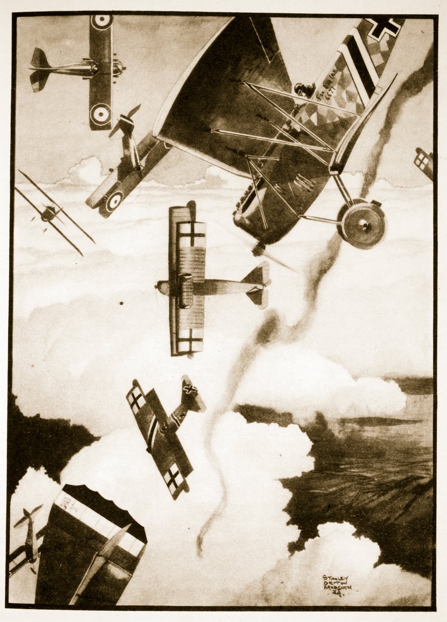 A Dog Fight, illustration fra 