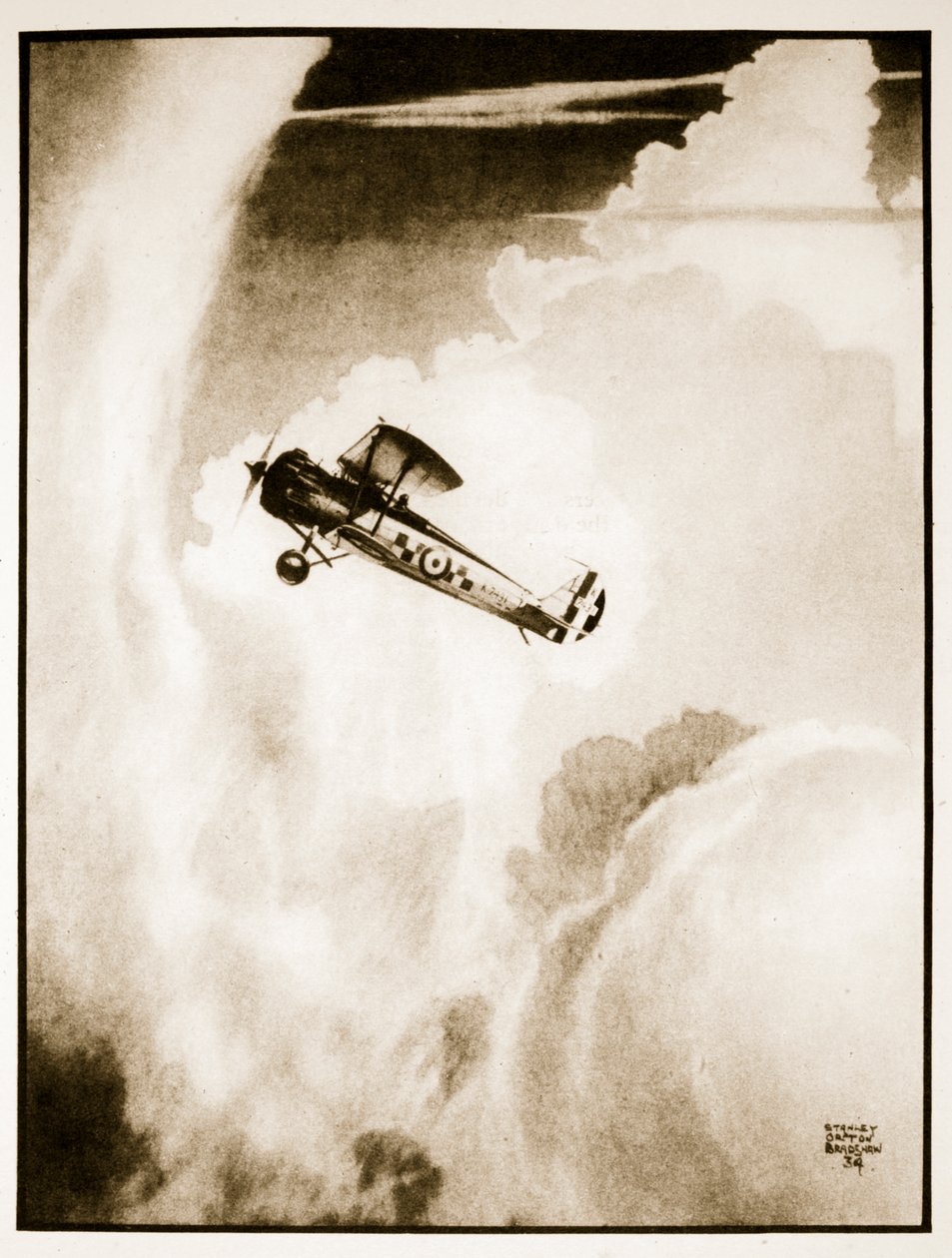 Mødte. flight, illustration fra 