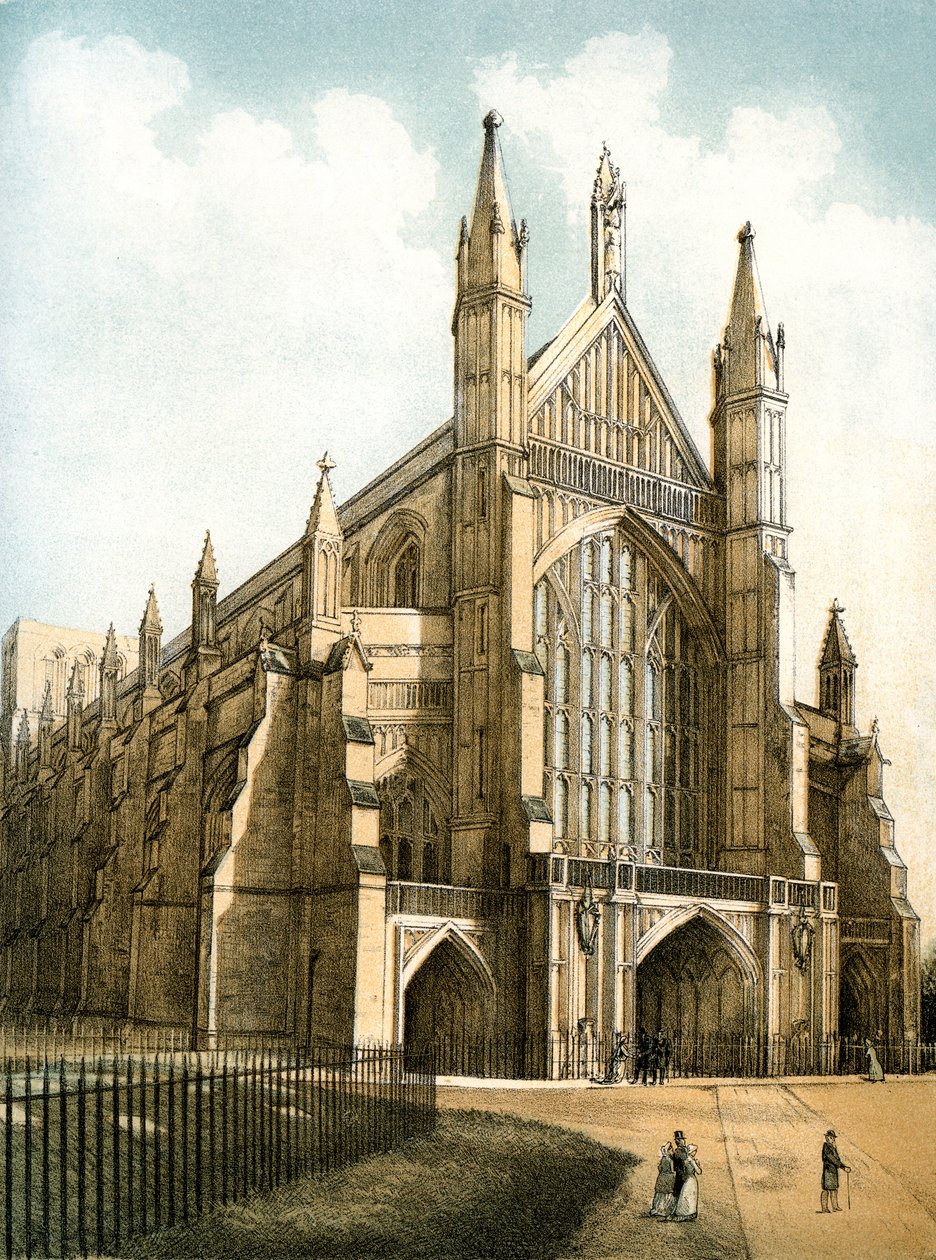 Winchester Cathedral, Hampshire, c1870 af Stannard and Son