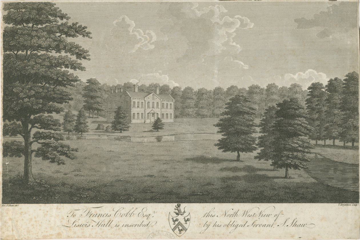 Lysways Hall: gravering, nd [1762-1802] (tryk) af Stebbing Shaw