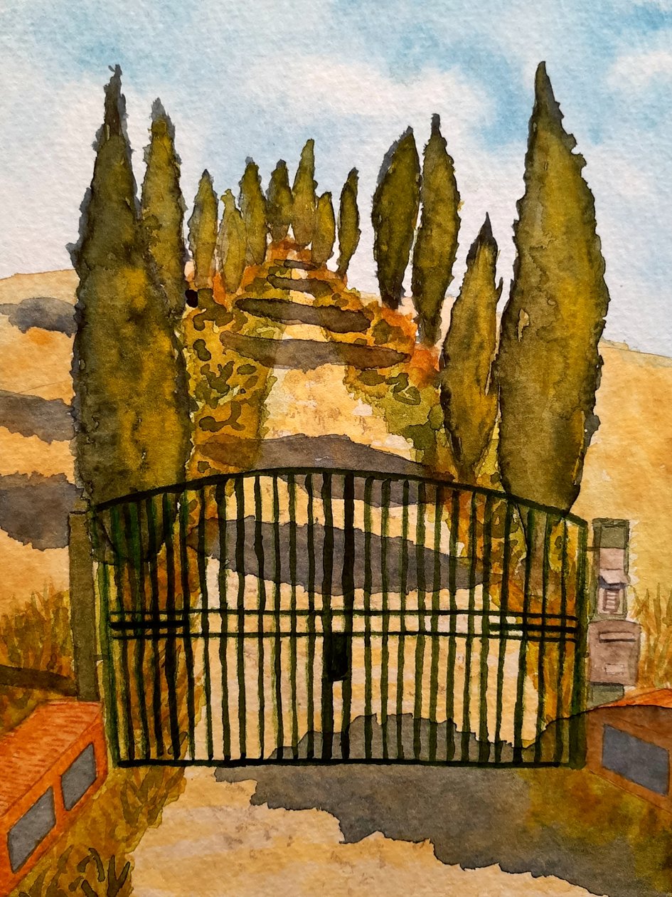 Toscana - Asciano af Steegs Art Karin
