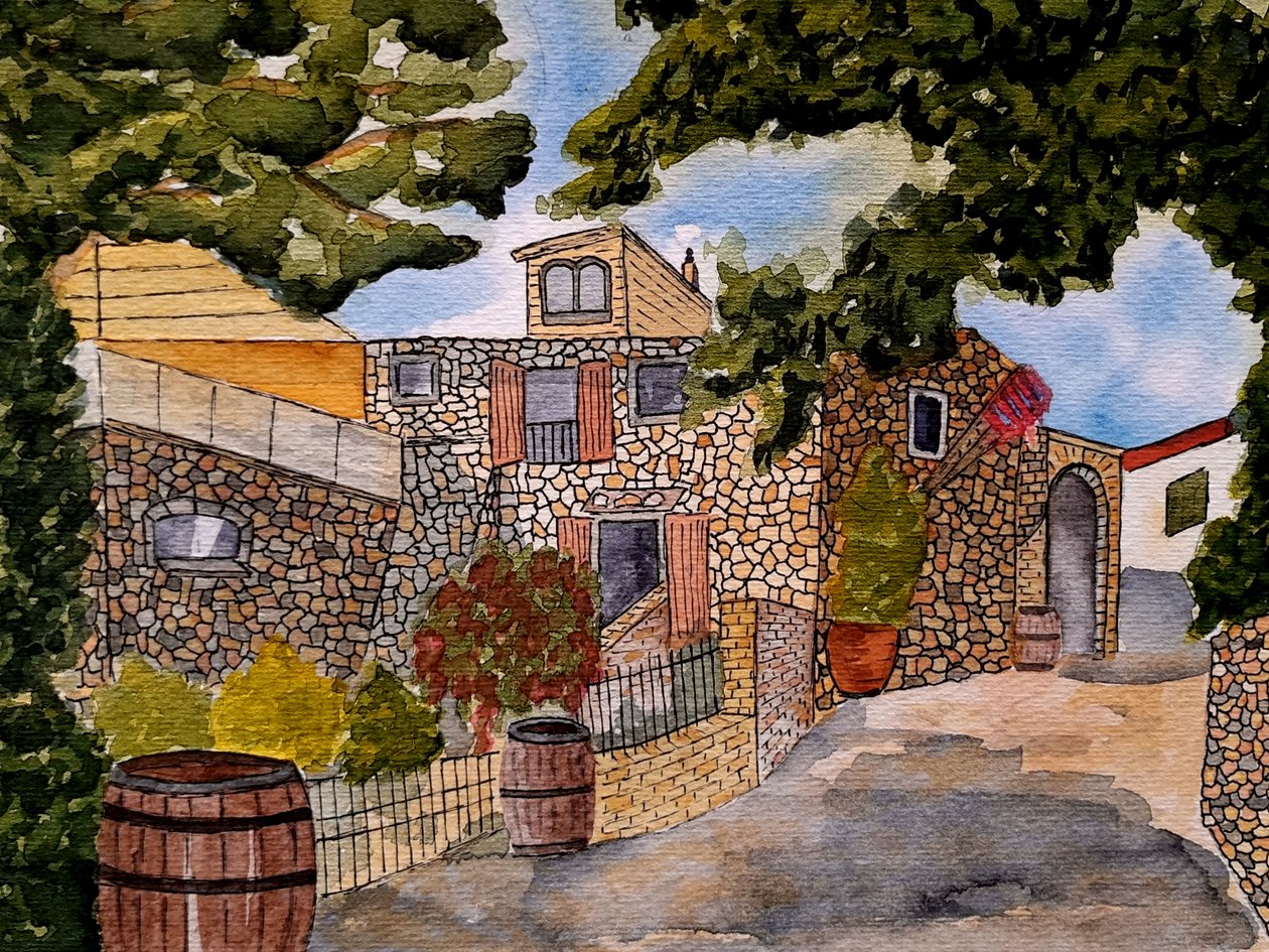 Toscana - Panzano Chianti af Steegs Art Karin