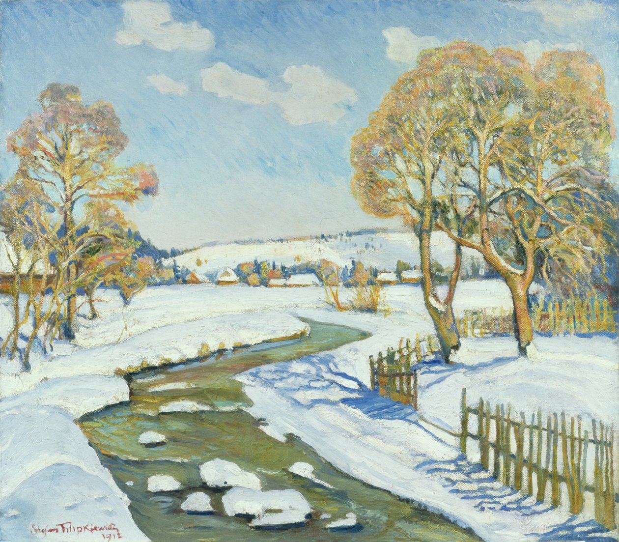 Solskinsdag i Poronin, 1917 af Stefan Filipowicz
