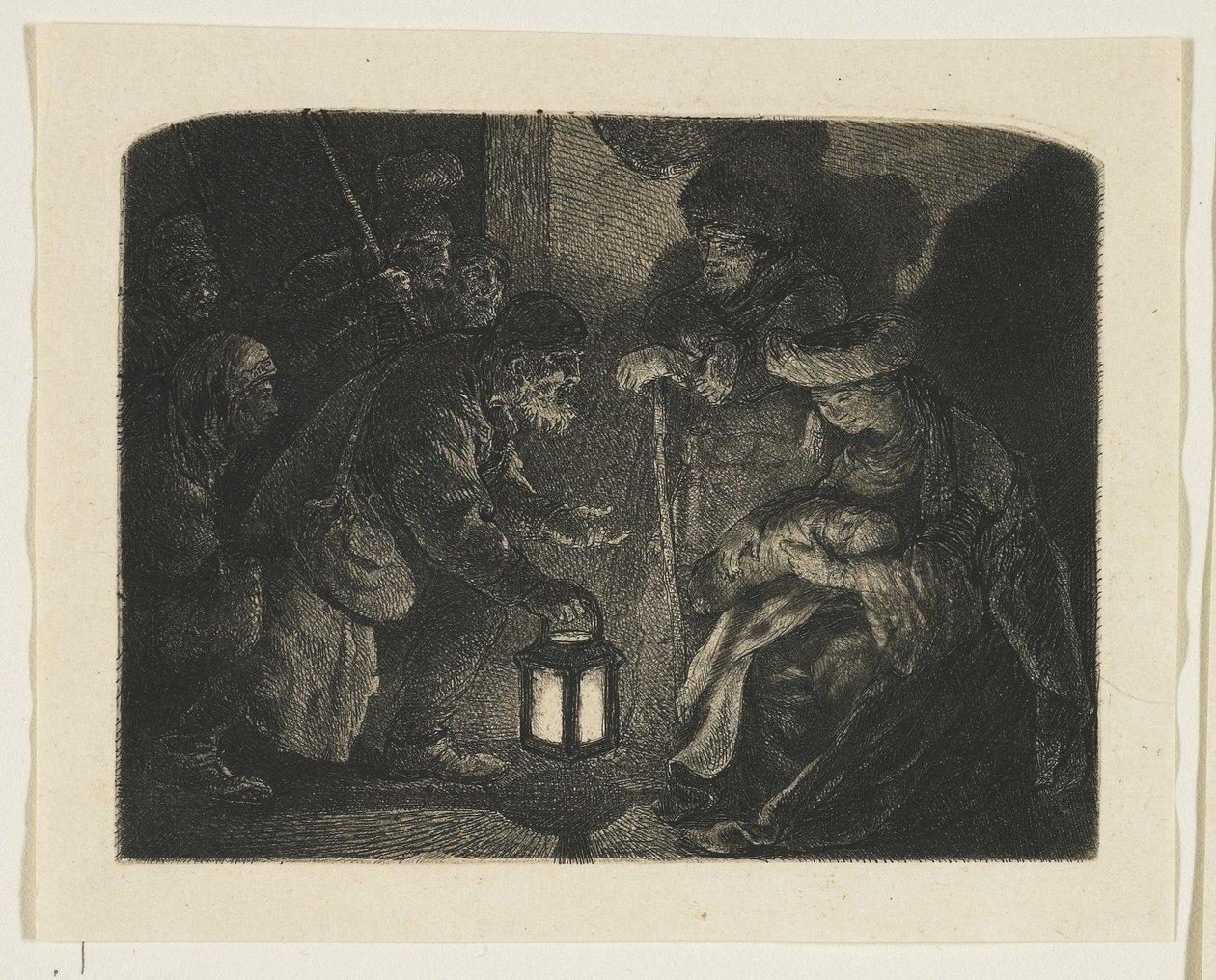 Tilbedelse af hyrderne af Stefan Juliusz Norblin de la Gourdaine