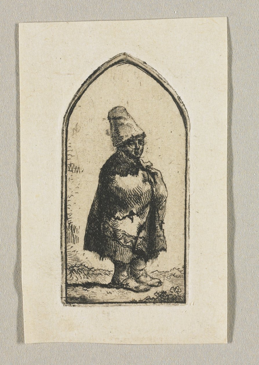 "Lille hyrde" [dværg] af Stefan Juliusz Norblin de la Gourdaine