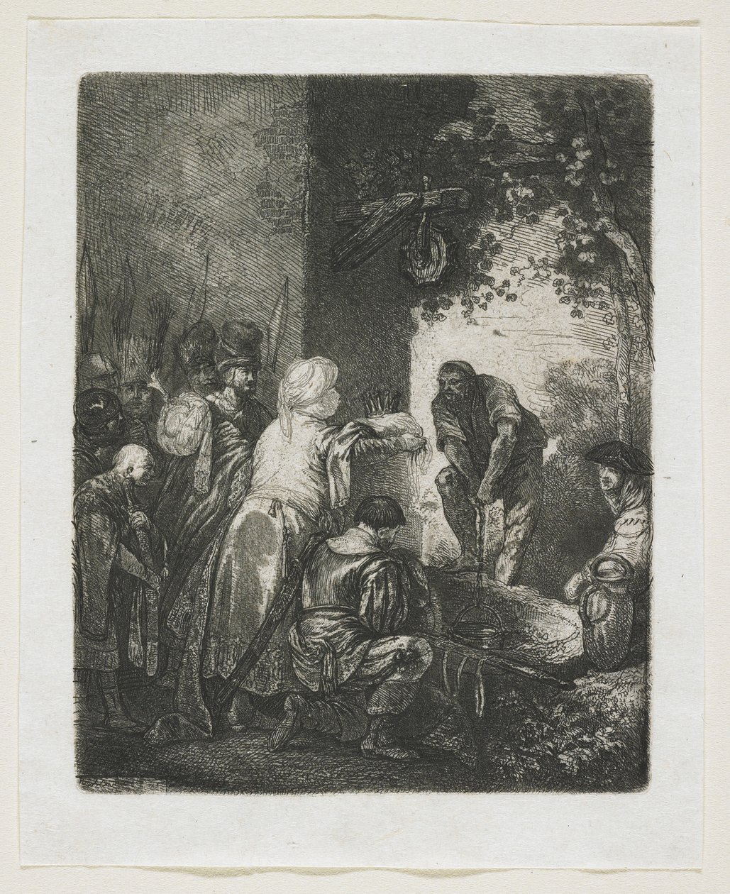 Den første piast (polsk konge) af Stefan Juliusz Norblin de la Gourdaine
