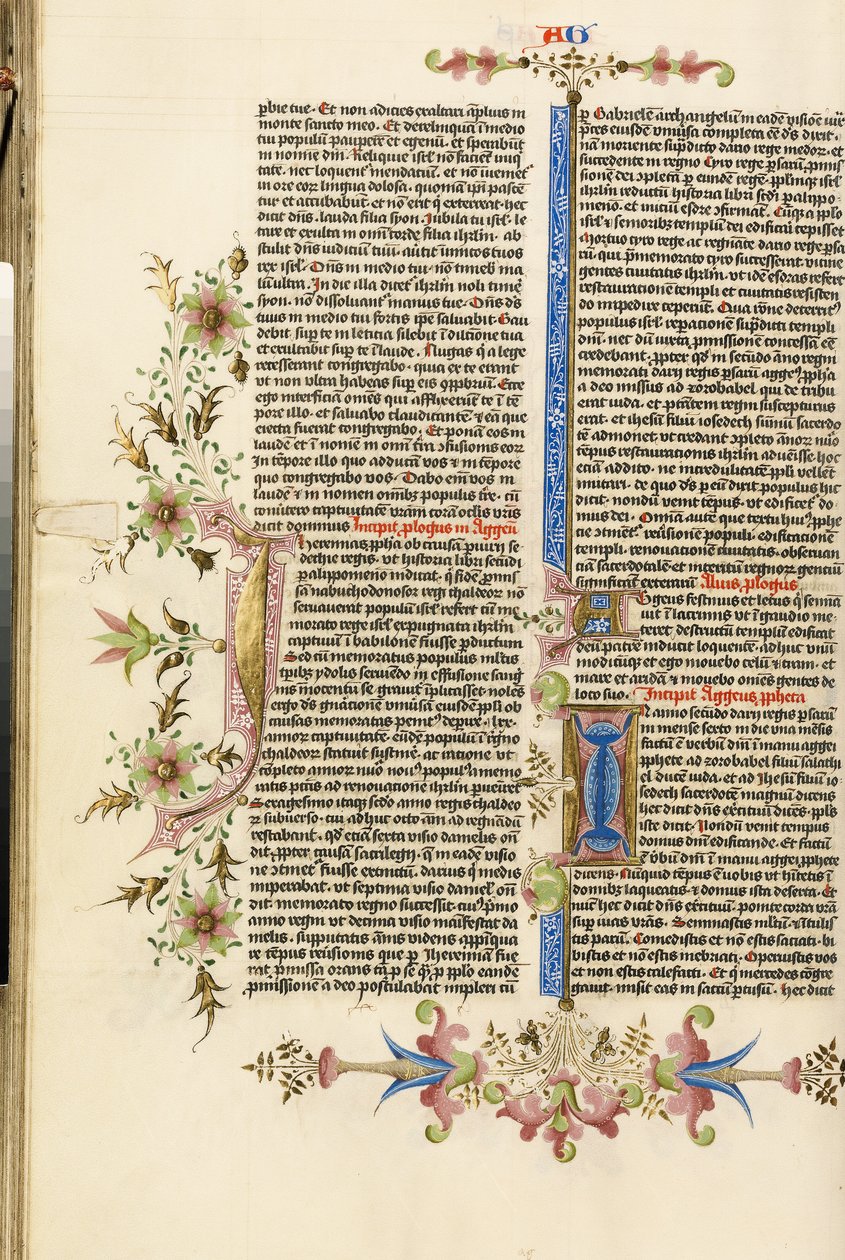 Dekoreret initial J; Dekoreret initial I af Stefan Lochner