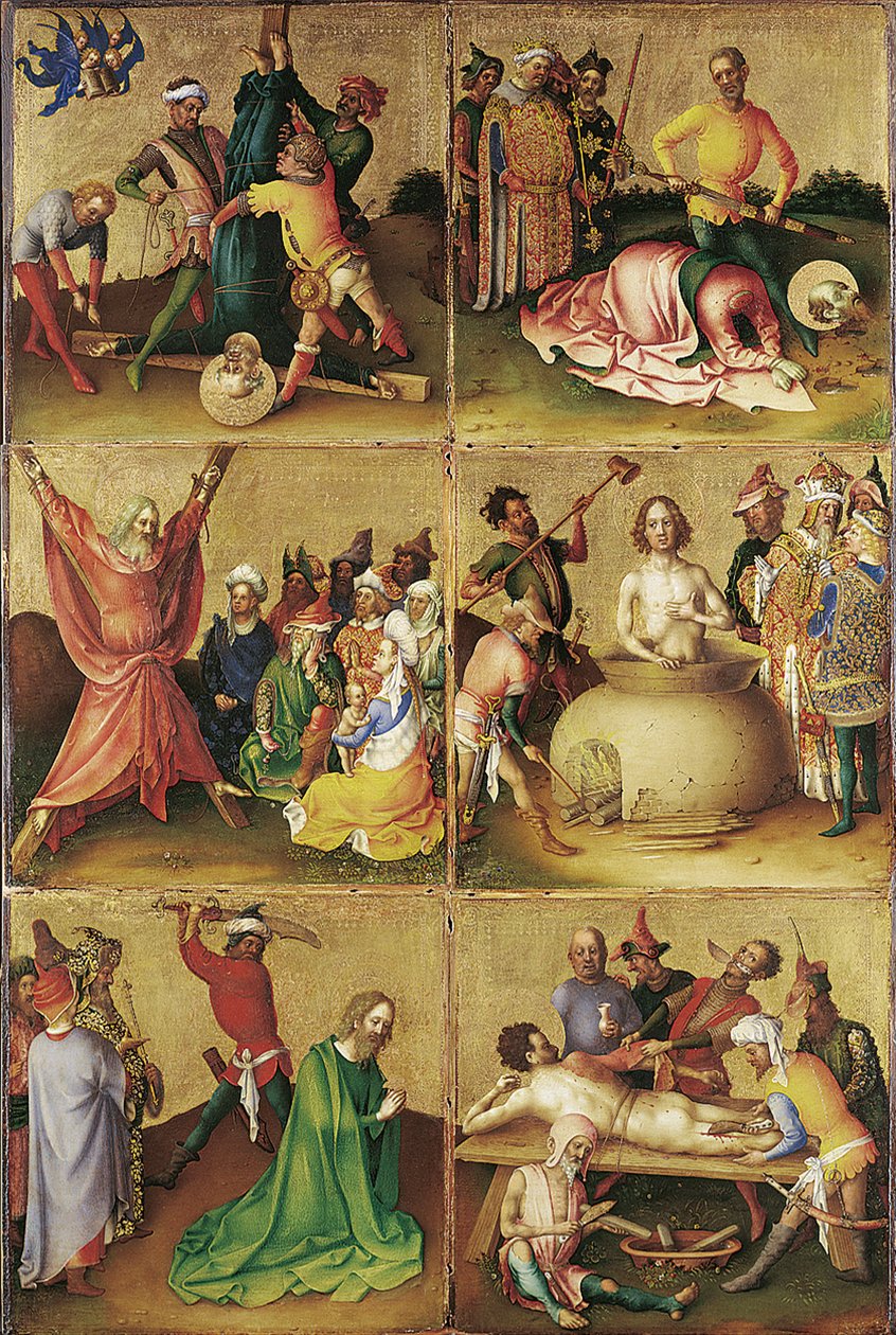 Stefan Lochner - Apostlenes martyrium - Google Art Project af Stefan Lochner