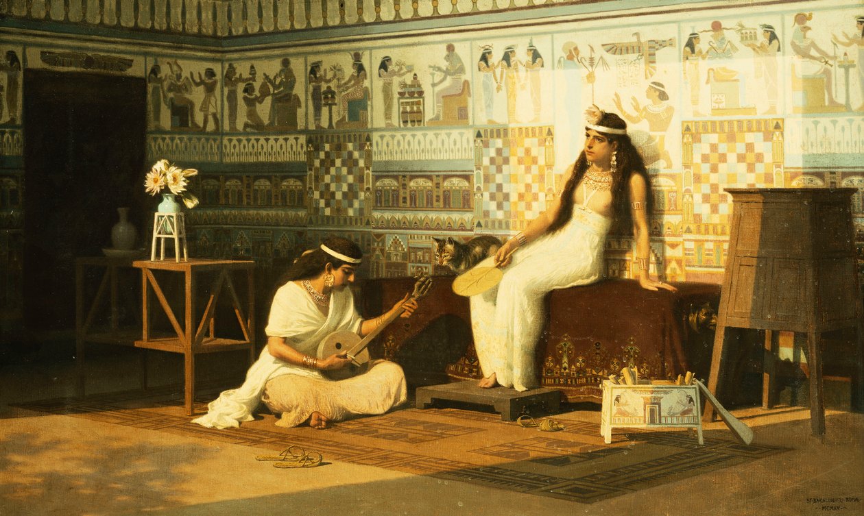 Et egyptisk indre af Stefan Vladislavovich Bakalowicz