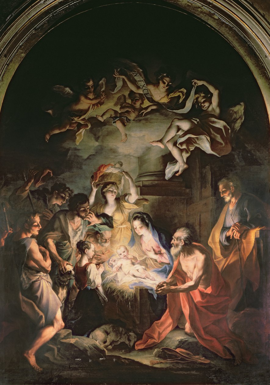 Fødselskirken med Sankt Hieronymus af Stefano Maria Legnani