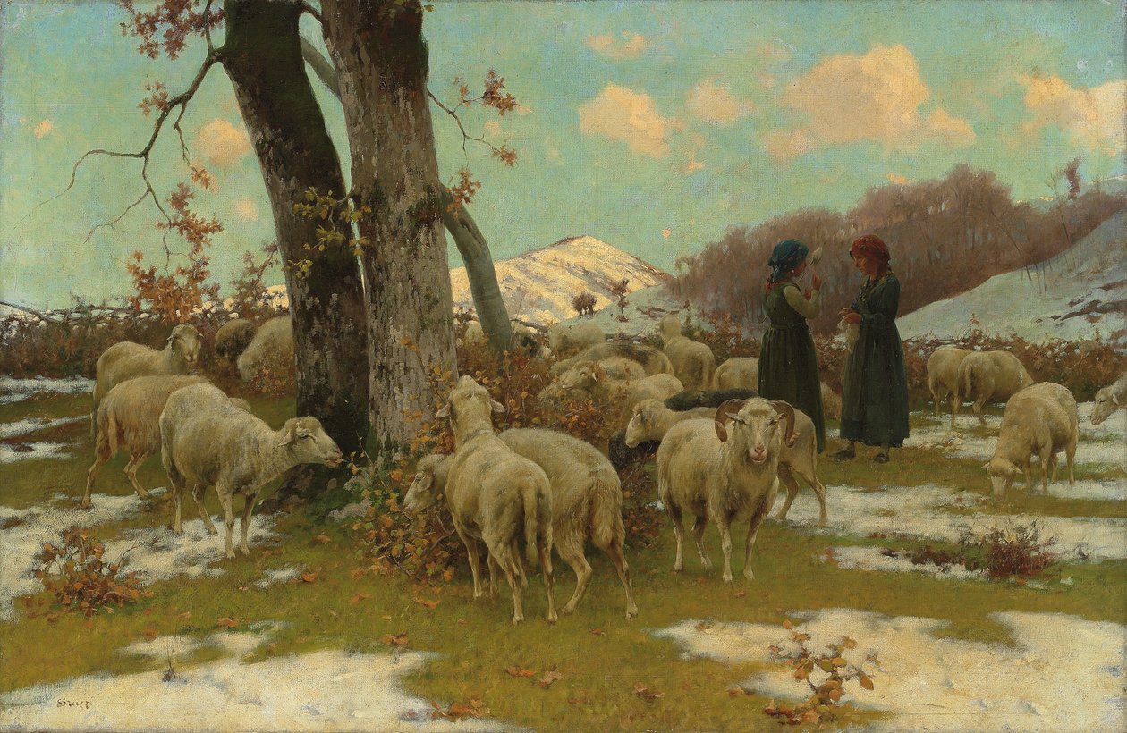 Den første sne; La prima neve, af Stefano Bruzzi